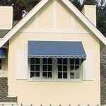 Triangular Awning with Separate Valance