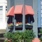 Triangular Awning with Rigid Valance