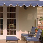 Poolside Seating & Awning